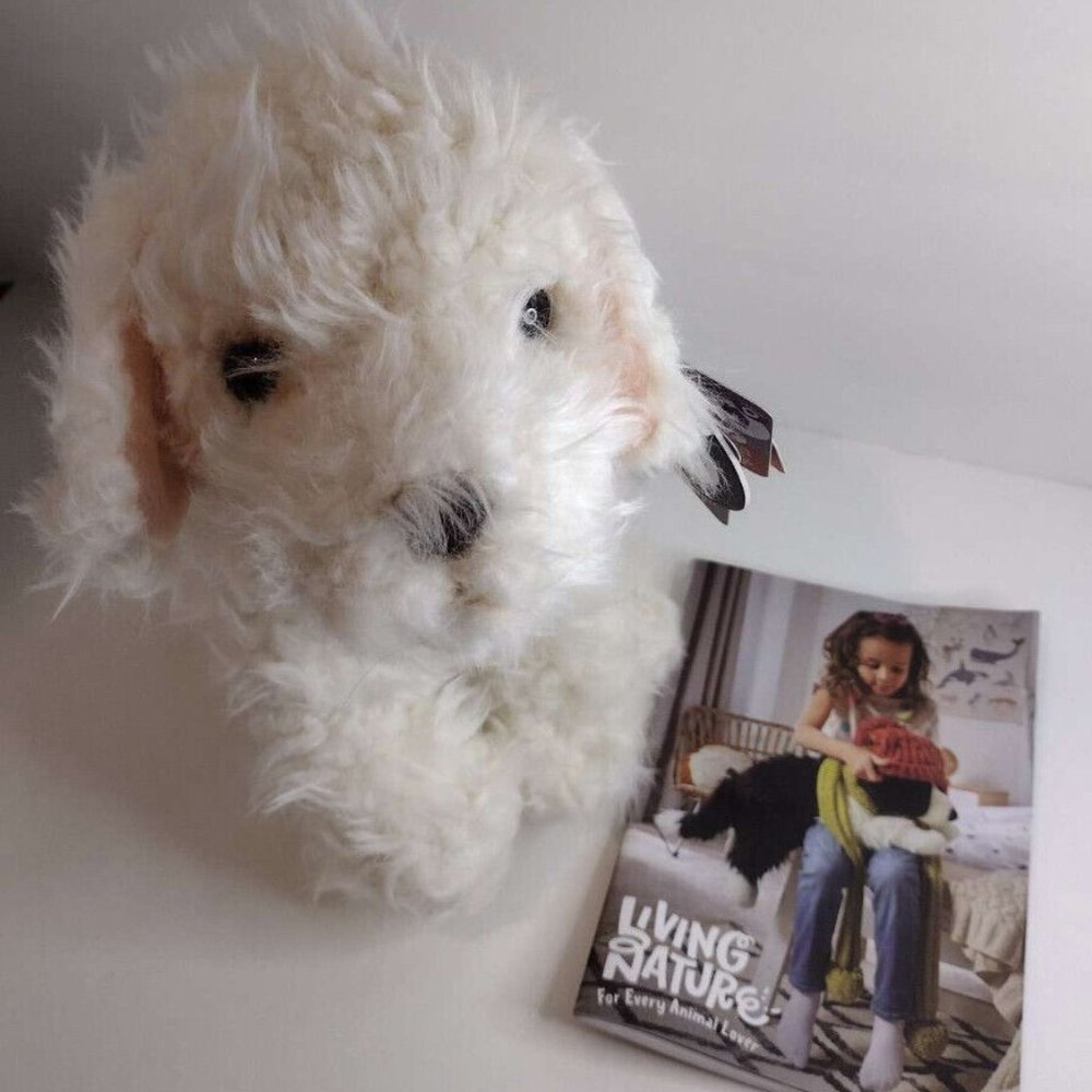 NWT LIVING NATURE Labradoodle Puppy Dog Plush Stuffed Animal AN463